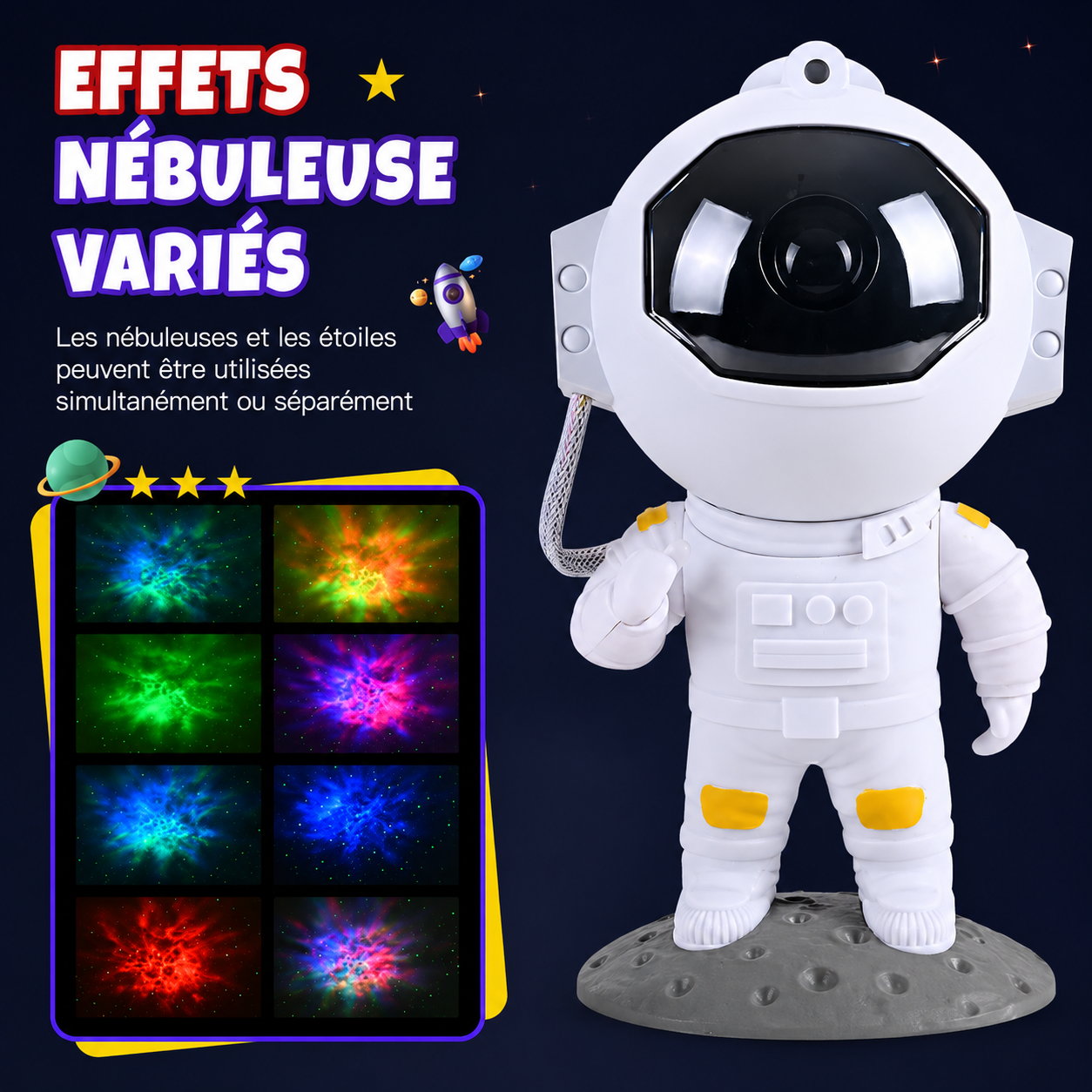 Projecteur Astronaute NovaGalaxy™