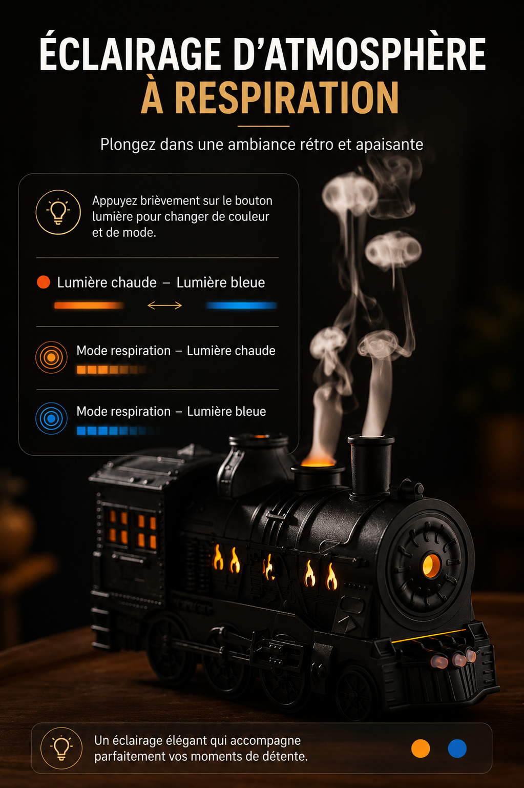Train Diffuseur Lumineux NovaSteam™